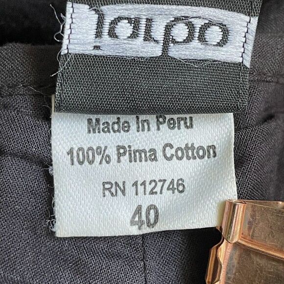 Jarbo Ultra Flare Maxi Skirt Womens Size 10 Black A Line Swing Skirt 100% Cotton - Picture 8 of 13